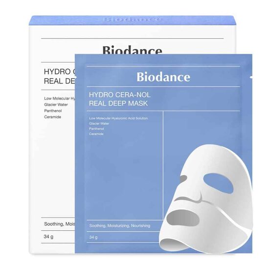 Biodance – Hydro Cera-Nol Real Deep Mask, 4pcs x 34g 