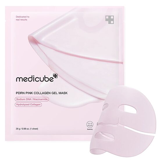 Medicube – Pink Collagen gēla maska ar kolagēnu, 4 gab. × 28 g