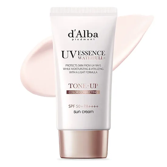 d'Alba – Waterfull Tone-Up Sun Cream Pink Correcting SPF 50+ PA++++ – 50 ml